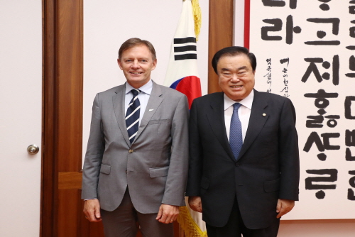 국회의장, “한반도 평화, 뉴질랜드의 관심과 지지 당부”