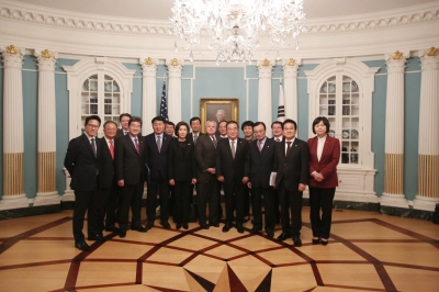 국회의장,미 국무부 방문 설리번  국무부 장관대행 및 비건 대북정책 특별대표 면담