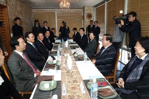 문희상 국회의장, 교섭단체 원내대표 초청 오찬간담회