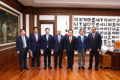 국회의장,  주한 쿠웨이트 대사 만나 양국의 교류협력강화 방안