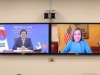 [국회의장]   낸시 펠로시 미국 연방 하원의장과 첫 화상회담