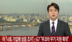 러. "나토 가입' 핀란드 압박...G7 "러 점령 영토 인정 안 해"